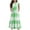 Vert C, variante sur Tranfacy Robes d'Été pour Ados, Robes d'Été pour Filles, Robe d'Été pour Filles de 6 à 12 Ans à Manches Courtes, Col Rond, Décontractée, à Pois, Robe Longue Ample et Confortable