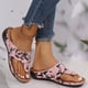 thumbnail image 4 of New Flower Sandalias de mujer Chanclas Zapatos de mujer con cuña Wmkox8yii nm8451, 4 of 9
