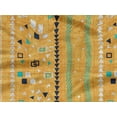 thumbnail image 5 of oneOone Rayon Mustard Yellow Fabric Square & Triangle Geometric Sewing Material Print Fabric By The Yard 56 Inch Wide, 5 of 5