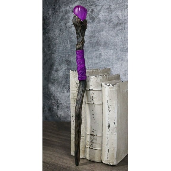 Witches Wizards and Sorcerers Fantasy Cosplay Ruby Power Stone Magic Wand Decor