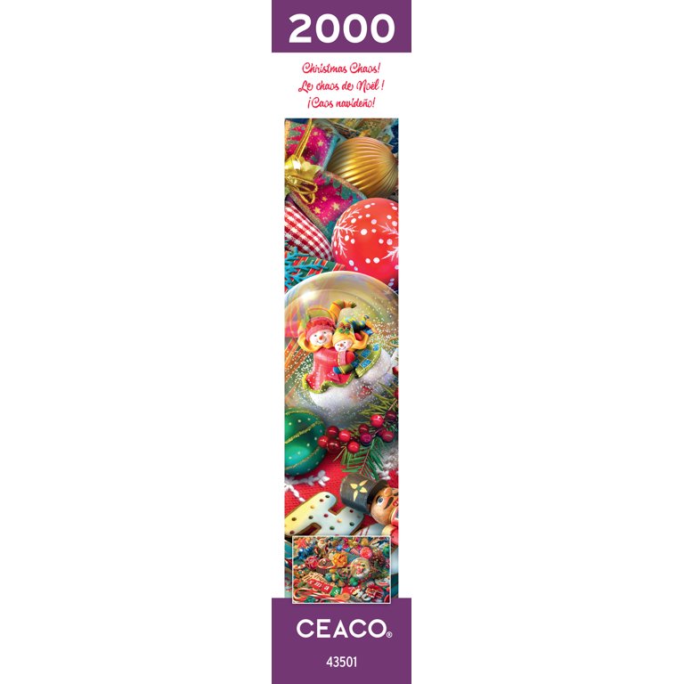 Ceaco Eduard Christmas Chaos! 2000-Piece Interlocking Jigsaw