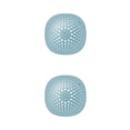 thumbnail image 1 of Colector de pelo de drenaje de silicona Wosthever Filtro antiobstrucción Cuarto Azul claro 2Conjunto, 1 of 6