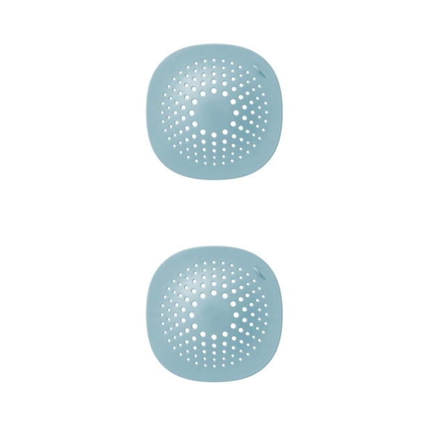 Colector de pelo de desagüe Bearachild Filtro de desagüe fregadero Azul claro 2Conjunto