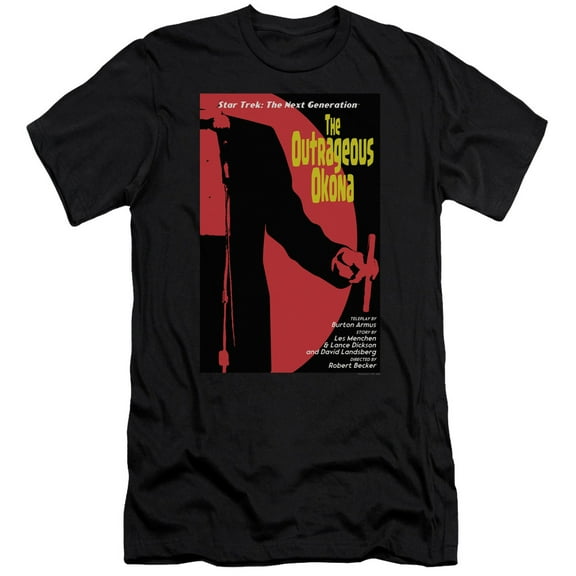 Star Trek Tng Season 2 Episode 4 Adult 30/1 T-Shirt Black