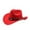 Red, variant on BRDFRL Cowboy Hat for Boys Girls Western Felt Fedora Hat for Kids 3-7 Years
