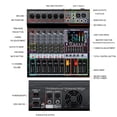thumbnail image 4 of Amplificador Mezclador de Audio BOMGE Bluetooth USB 6 Canales 2x400W, 4 of 9
