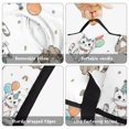 thumbnail image 6 of Multicolor Cat and Balloon White Pattern Teens Toddler Nap Mat with Pillow, Sleeping Mat Bag for Preschool Daycare 59"x22", 6 of 6
