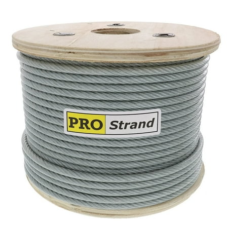 

PRO Strand 7x19 Vinyl Coated Galvanized Cable Reel