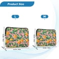thumbnail image 4 of FORMRS 13-13.3 inch Laptop Sleeve Case Soft Carrying Quilted Computer Bag Cover, Pink Oranges, 4 of 7
