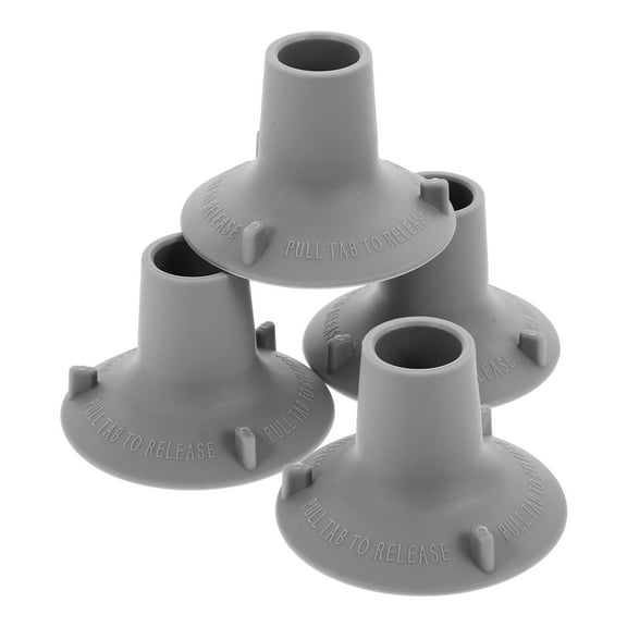 4pcs Waterproof Suction Feet Cover For Shower Chairs Non-Slip Replacement Pads For Bath Bench Nonslip Chair Leg Cover