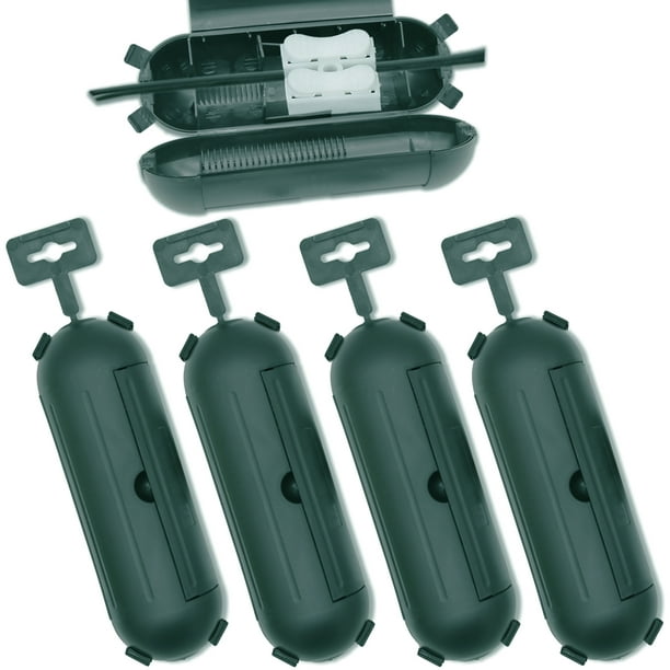 HXXF 4 Pack Outdoor Extension Cord Safety Cover, Waterproof Connection