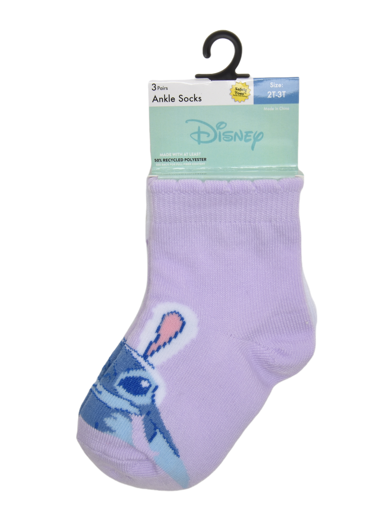 Character Toddler Ankle Easter Socks, 3-Pack, Sizes 12M-5T
