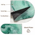 thumbnail image 6 of Green Marble Area Rugs 8'x10', Washable Small Throw Rugs for Living Room Patio, Summer Ocean Wave Green Ombre Indoor Outdoor Rug Non-Slip Low Pile Carpet Runner Reversible Floor Mats, 6 of 8