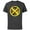 Charcoal, variant on Studios X-Men ’97 Animated Series Team X-Logo Symbol - Short Sleeve Cotton T-Shirt for Adults - Customized-White