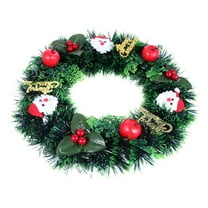 TAILTOSS Front Door Christmas Wreath PVC Home Decoration 1Pack