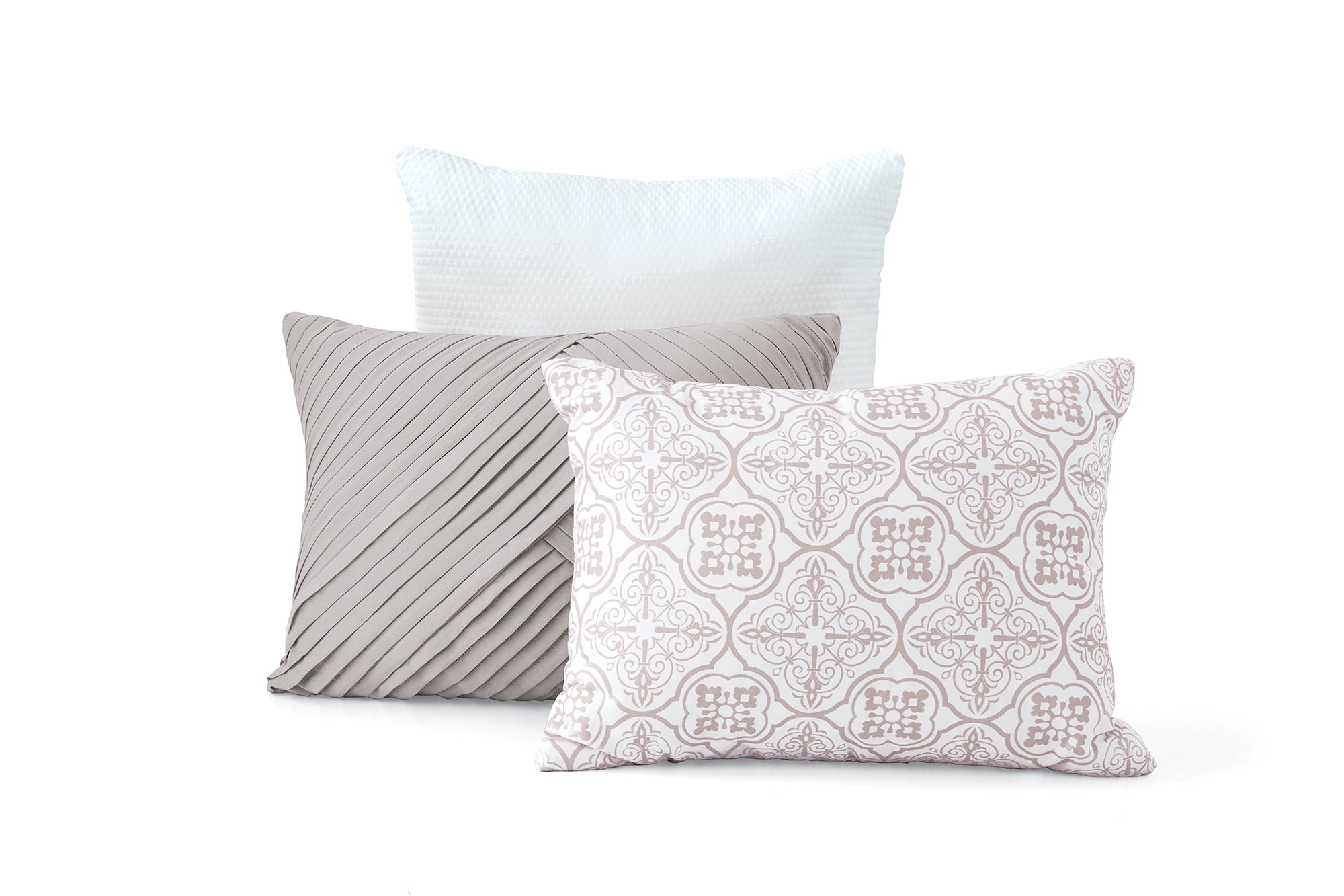 Mainstays White 10 Piece Bed in a Bag Comforter Set With Sheets, Full