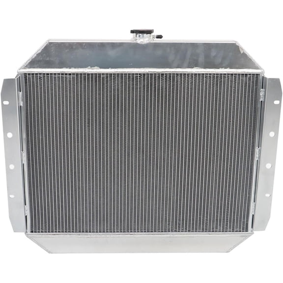 munirater Full Aluminum Radiator 4 Row Core Replacement for Ford F100 F150 F250 F350 Pickup Truck 1966-1979