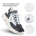 thumbnail image 3 of Math Formula Fashion Women's Nurse Shoes Casual Flat Sneaker Print Ladies Lace Up Light Walking Shoe Breathable Footwear, 3 of 8