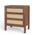 thumbnail image 4 of Bedside Table 3 Layers Large Capacity Drawer Design Multifunctional Wooden Night Stand For Bedroom, 4 of 8