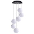thumbnail image 1 of Cadena de luz solar que cambia de color, campanas de viento, lámpara, bola LED, luz colgante decorativa para patio al aire libre Sweethay HA005300-00B, 1 of 7