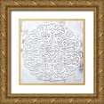 thumbnail image 1 of Sophie 6 26x26 Gold Ornate Wood Framed with Double Matting Museum Art Print Titled - Wood Dialogue, 1 of 4
