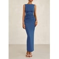 thumbnail image 3 of Vestido midi PRETTYGARDEN, ajustado fruncido de verano 2025 para mujer, 3 of 9