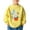 Yellow-01, variant on Avrntaa Toddler Girl Sweatshirt - Cute Rabbit Graphic Sweatshirt with No Hood Fashion Gray Sweatshirt Size 5T