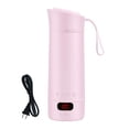 thumbnail image 2 of jifeng Travel Heating Cup Compact Portable Electric Kettle Leakproof Stainless Steel Fast Boiling Mini Tea Kettle With LCD Display And Adjustable Temperature Suitable for home office travel Pink, 2 of 9