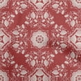 thumbnail image 1 of oneOone Cotton Cambric Red Fabric Asian Block Tile Fabric For Sewing Printed Craft Fabric By The Yard 56 Inch Wide, 1 of 4