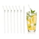 thumbnail image 1 of Uxcell 6 Pcs Popotes de Vidrio Reutilizables, Popote de Vidrio de 7.87" Resistente a Roturas, Popotes Lindos y Transparentes para Whisky, Café, Jugo, Refrescos y Té, Verde, 1 of 6