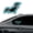 Ice Blue, variant on Solar Powered Bat LED Car Light - Wireless RGB Multi-Color Atmosphere Lamp with Smart Sensor, 8 Dynamic Modes, Vacuum Suction Cup Installation for Car Truck SUV Window Decoration (A)