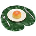 thumbnail image 4 of 45 Piezas 5 Tipos de Espuma Flotante Artificial Hojas de Loto Almohadillas de Lirio Decoración de Estanque de Follaje Falso para Decoración de Acuarios de Piscina, 4 of 5