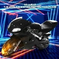 thumbnail image 4 of Floseru 50cc Dirt Bike, 2-Stroke Kids Motorcycle, 30KM/H Gas Powered Road Racer, Dual Headlights Hydraulic Disc Brakes, Street/Backyard Motor Bike for Ages 8-14, 4 of 8