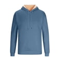thumbnail image 6 of Sherpa Hoodies for Men Heavyweight Fleece Lined Thick Pullover Fall Winter Thermal Sweatshirt with Kangaroo Pocket, 6 of 7