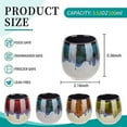 thumbnail image 3 of Fymlhomi Ceramic Kiln-Change Espresso Cups Small Espresso Coffee Cup Spirits Cups Tasting Cups Ceramic Mate Cup Set of 4 (4 colors), 3 of 5