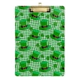 thumbnail image 6 of ALAZA Plastic Clipboard A4 Letter Size Decorative Clipboards for Students Women Men 9" x 12.5" Clover Hats on Checkered, 6 of 6