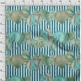 thumbnail image 4 of oneOone Polyester Spandex Dusty Teal Green Fabric Sea Shells Ocean Craft Projects Decor Fabric Printed By The Yard 56 Inch Wide, 4 of 4