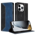 thumbnail image 1 of Funda FOXDOCK para iPhone 13 Pro Max de Cuero Premium Bicolor con Ranuras RFID, Carcasa Tipo Billetera Antigolpes y Soporte Plegable, 1 of 6