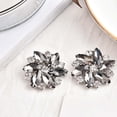 thumbnail image 2 of KLKCMS 2 Pcs Elegant Rhinestone Clips s Jewelry Crystal Decoration Buckle Heels Diamond Gray, 2 of 6