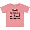 thumbnail image 3 of Inktastic Blessed and Loved Baby Girl Girls Baby T-Shirt, 3 of 5