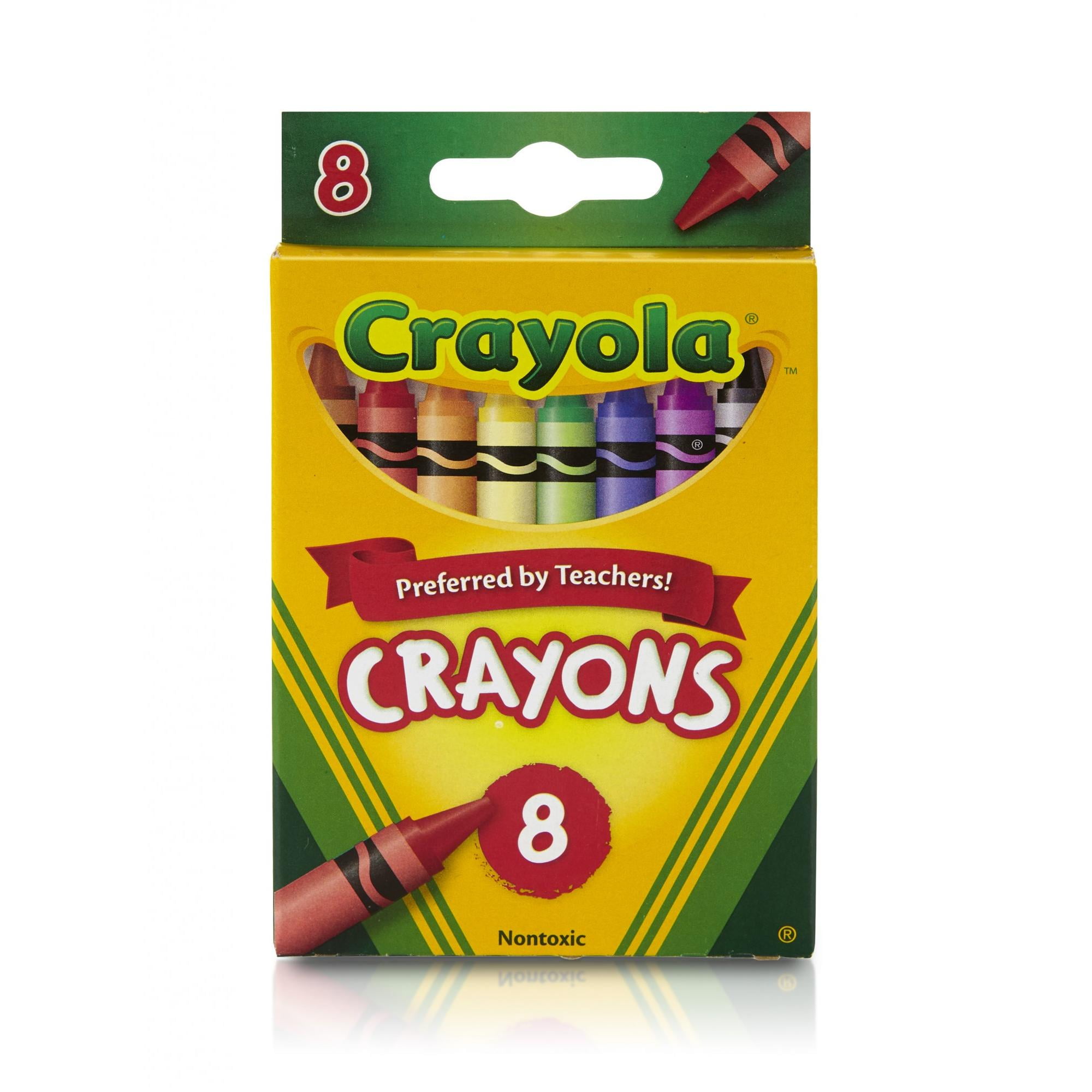 Crayola 8 Count Classic Crayons, School Supplies, 8 Pieces