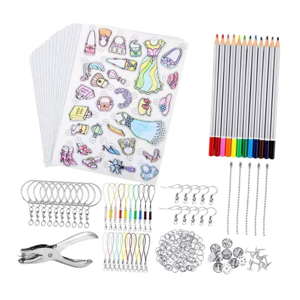 Kit de película termorretráctil, papel retráctil, hecho a mano, decorativo, versátil, para manualidades Estilo a