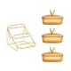 thumbnail image 2 of Cesta de frutas, plato para aperitivos, elegante soporte multifuncional para almacenar frutas estilo A 3 cuadrículas, 2 of 9