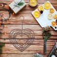 thumbnail image 2 of Heart Shape Iron Wire Wreath Frame Hanger Iron Succulent Pot Hanging Planter Plant Pot, 2 of 6