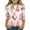 Pink, variant on CCRFTGI Christmas Girls 3/4 Sleeve Shirts Girls Tops Size 10-12 Fall Cute Shirt Trendy Crew Neck Tshirts Kids Tween Girls Print Clothes Vermilion 4-5Years