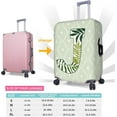 thumbnail image 2 of Leaf Initial Name J Green Luggage Cover Elastic Washable Stretch Suitcase Protector Anti-Scratch Travel Suitcase Cover for Kid and Adult XL (Fit 29-32 inch suitcase), 2 of 6