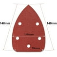thumbnail image 2 of 5-hole sanding pad and sandpaper, mouse-shaped sandpaper polishing, 2 of 5