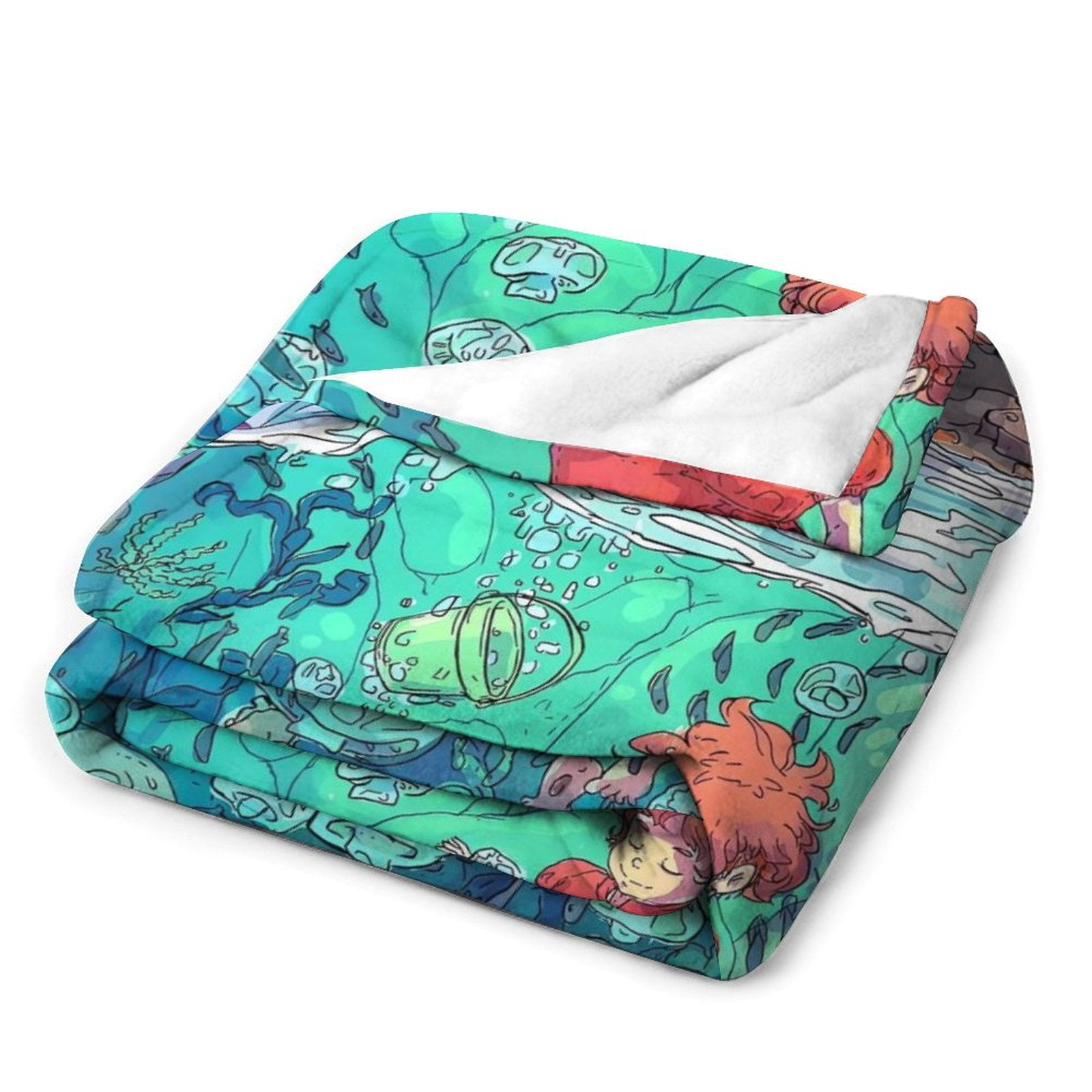 Japan Anime Blanket Plush Lightweight Soft Flannel Japanese Manga Throw Blankets for All Seasons Gifts