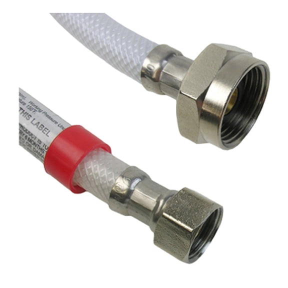 5 in. Compression x .88 in. Ballcock x 16 in. Plastic Toilet Flex