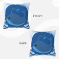 thumbnail image 3 of LNWH Decorative Pillow Covers, Protect Environment Square Sofa Decorative Knit Pillow Case, 12"x12", 3 of 8